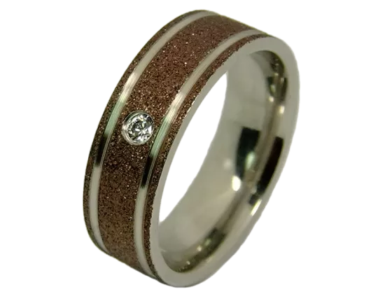 Modell Freya - 1 Ring aus Edelstahl